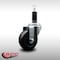 Service Caster 3.5'' SS Soft Rubber Wheel Swivel 1-1/8'' Expanding Stem Caster SCC-SSEX20S3514-SRS-118 - alternate 4